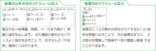 家庭教師のデスクスタイルの中学1年生の指導法