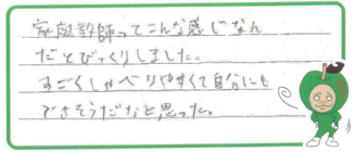 B君(越前市)の口コミ